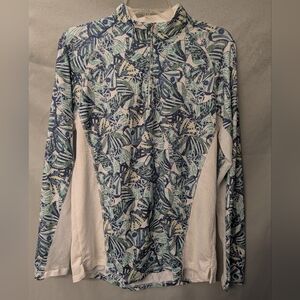 SanSoleil Floral Long Sleeve Top